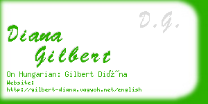 diana gilbert business card